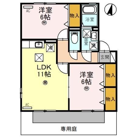 和歌山県和歌山市鳴神 和歌山駅 2LDK アパート 賃貸物件詳細