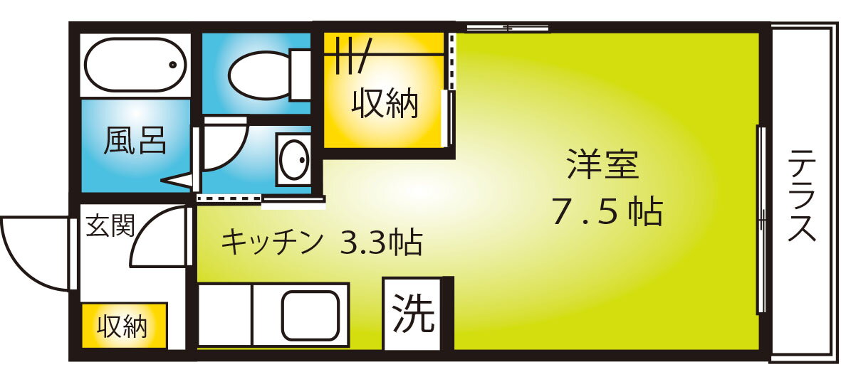 栃木県佐野市富岡町 佐野駅 1K アパート 賃貸物件詳細
