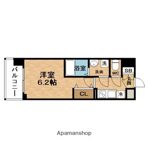 大阪府大阪市福島区海老江６ 海老江駅 1K マンション 賃貸物件詳細
