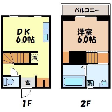 シティハウス高丘 1階 1DK 賃貸物件詳細