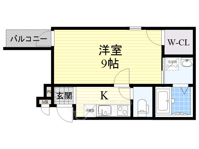 フジパレス西淡路２番館 1階 1K 賃貸物件詳細
