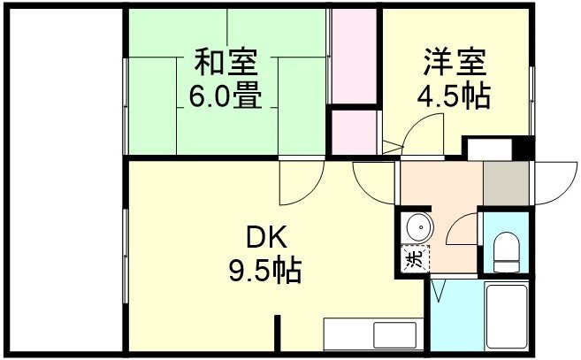 岡山県倉敷市日吉町 倉敷駅 2LDK アパート 賃貸物件詳細