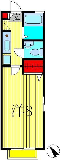 オルキデ 2階 1K 賃貸物件詳細