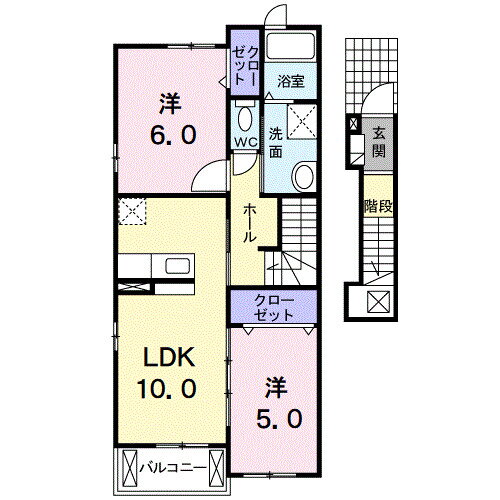 愛知県豊橋市西幸町字古並 二川駅 2LDK アパート 賃貸物件詳細