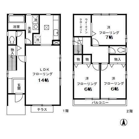 エーデルハイムＡＢ 3LDK 賃貸物件詳細