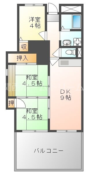 大阪府門真市末広町 古川橋駅 3DK マンション 賃貸物件詳細