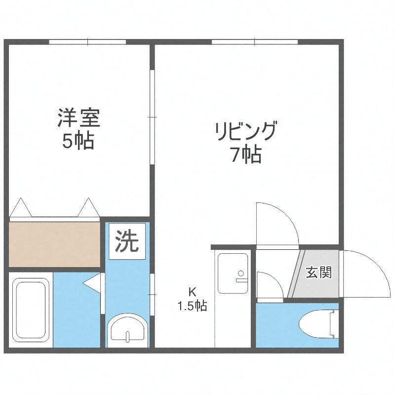 北海道札幌市豊平区平岸六条１４ 南平岸駅 1LDK アパート 賃貸物件詳細