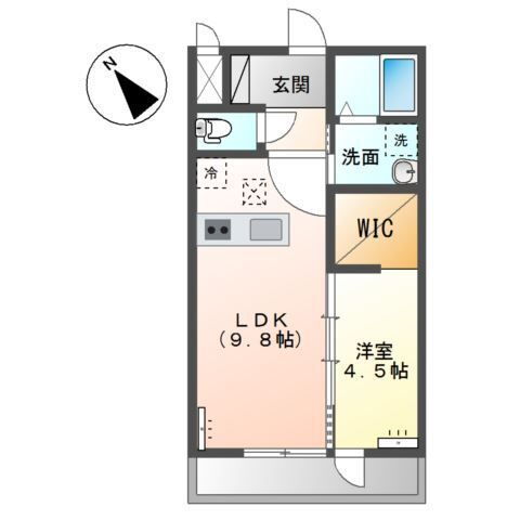 栃木県小山市若木町３ 小山駅 1LDK アパート 賃貸物件詳細