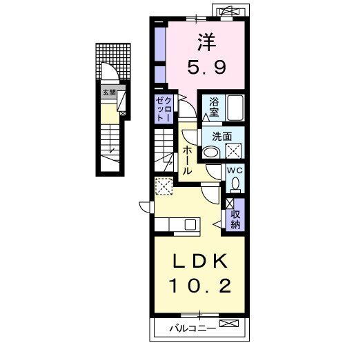 愛知県名古屋市天白区中坪町 野並駅 1LDK アパート 賃貸物件詳細