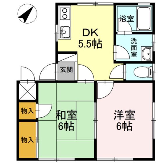 岡山県岡山市東区瀬戸町下 2K アパート 賃貸物件詳細