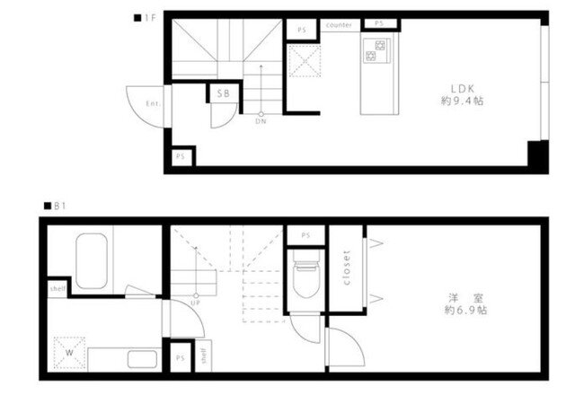 東京都品川区大井４ 大井町駅 1LDK マンション 賃貸物件詳細
