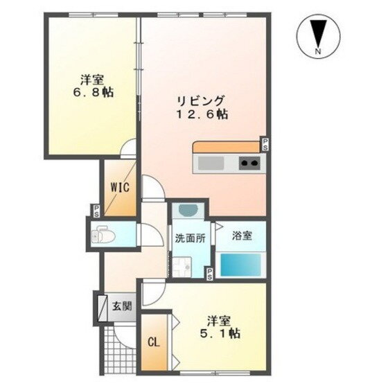 北海道函館市本通３ 2LDK アパート 賃貸物件詳細
