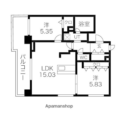 北海道札幌市中央区大通西２７ 円山公園駅 2LDK マンション 賃貸物件詳細