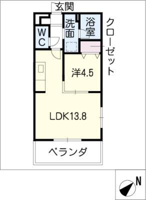 愛知県豊川市中条町大道 稲荷口駅 1LDK マンション 賃貸物件詳細