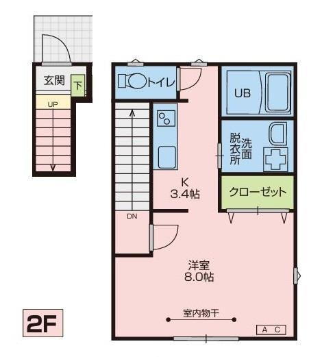 岩手県北上市花園町３ 柳原駅 1K アパート 賃貸物件詳細