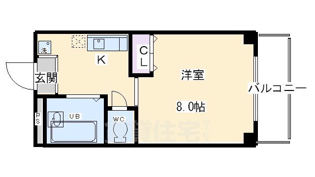 京都府京都市東山区蒔田町 七条駅 1K マンション 賃貸物件詳細
