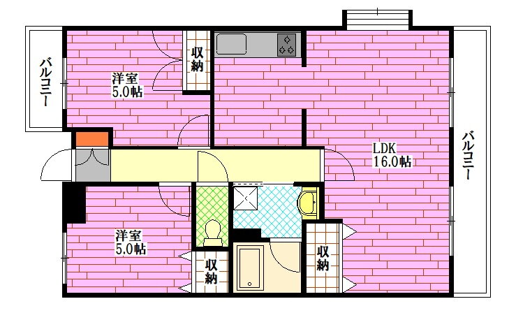広島県広島市安佐南区川内１ 古市駅 2LDK マンション 賃貸物件詳細