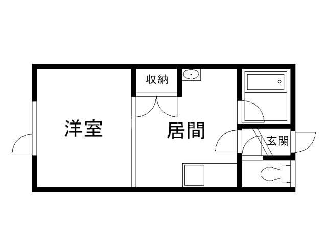 北海道旭川市末広五条１ 1DK アパート 賃貸物件詳細