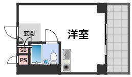 大阪府大阪市中央区瓦屋町２ 松屋町駅 ワンルーム マンション 賃貸物件詳細