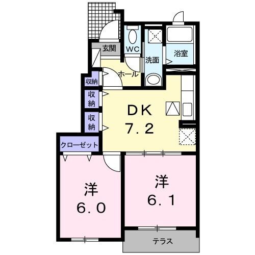 宮崎県串間市西浜１ 串間駅 2DK アパート 賃貸物件詳細