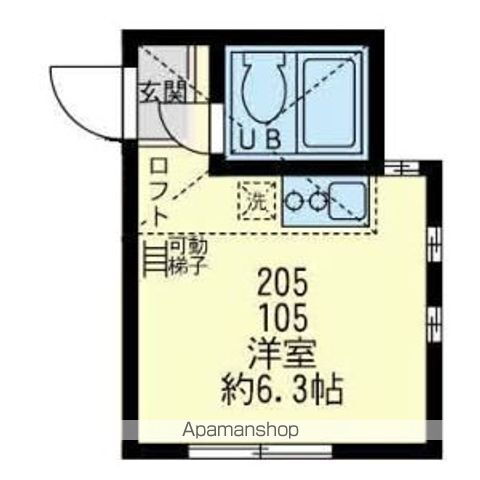 神奈川県横浜市西区東久保町 西横浜駅 ワンルーム アパート 賃貸物件詳細