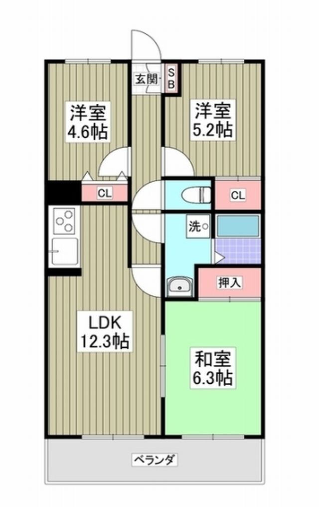 埼玉県熊谷市別府３ 籠原駅 3LDK マンション 賃貸物件詳細
