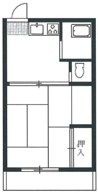 東京都府中市新町１ 北府中駅 1K アパート 賃貸物件詳細