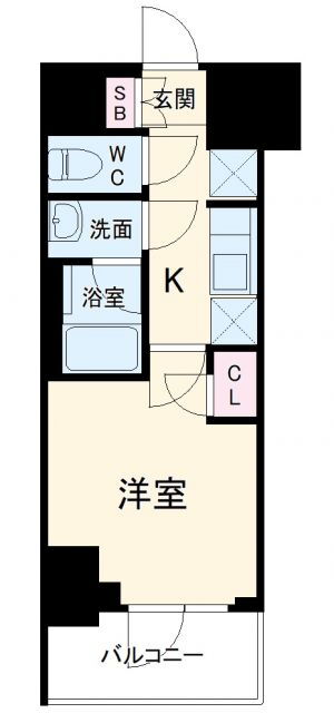 ハーモニーレジデンス川崎＃００２ 4階 1K 賃貸物件詳細