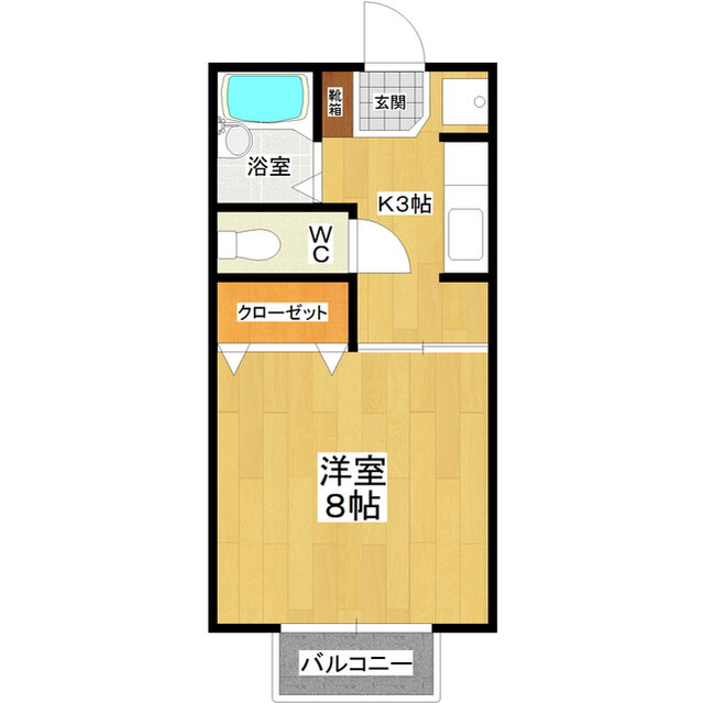 茨城県土浦市木田余東台３ 土浦駅 1K アパート 賃貸物件詳細