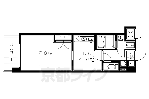 京都府京都市下京区西七条南東野町 梅小路京都西駅 1DK マンション 賃貸物件詳細