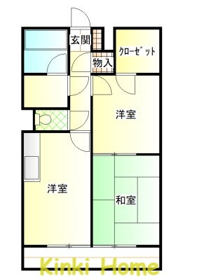 和歌山県和歌山市島橋南ノ丁 東松江駅 2DK アパート 賃貸物件詳細