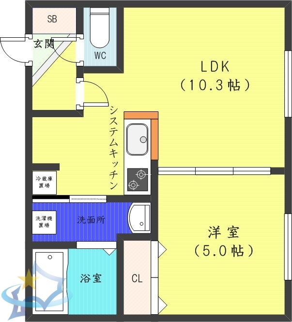 北海道札幌市西区発寒四条４ 発寒南駅 1LDK マンション 賃貸物件詳細