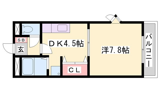 シャインハート 2階 1DK 賃貸物件詳細