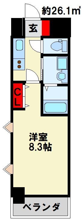 ＭＤＩ室町ＢＬＤ 2階 1K 賃貸物件詳細