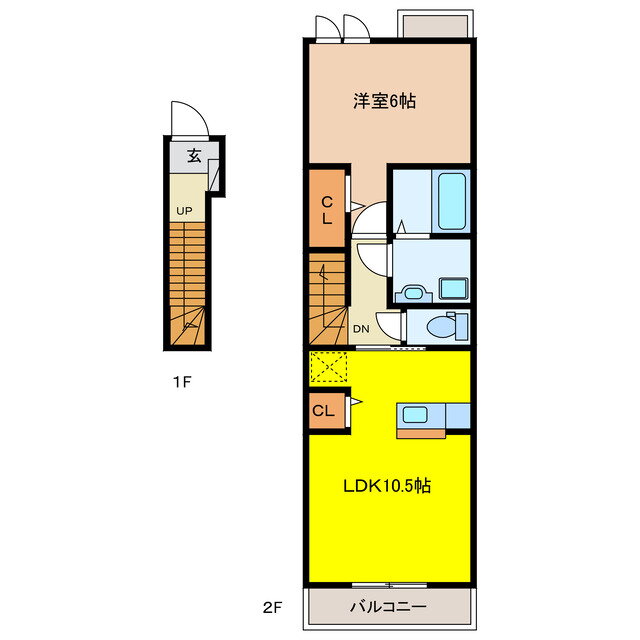 岐阜県大垣市青柳町２ 美濃青柳駅 1LDK アパート 賃貸物件詳細