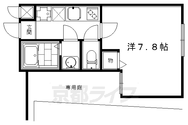 京都府京都市下京区富永町 大宮駅 1K マンション 賃貸物件詳細