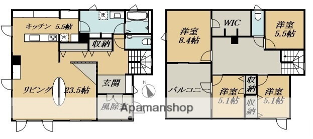 北海道札幌市東区北十七条東２ 北１３条東駅 4LDK 一戸建て 賃貸物件詳細
