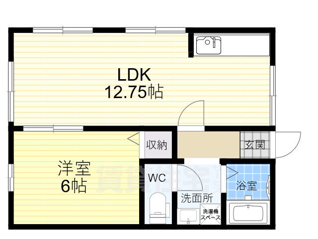 奈良県生駒市西旭ケ丘 生駒駅 1LDK アパート 賃貸物件詳細