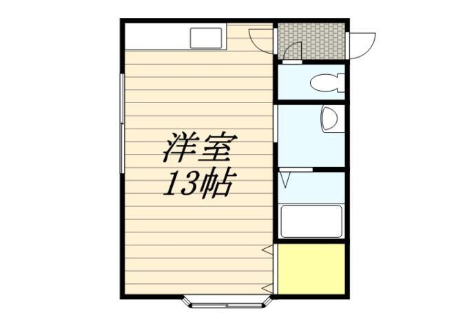 北海道札幌市清田区清田二条２ 福住駅 ワンルーム アパート 賃貸物件詳細