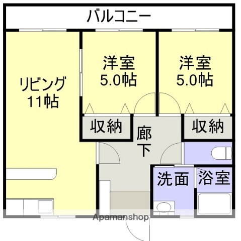 熊本県八代市鏡町両出 有佐駅 2LDK マンション 賃貸物件詳細