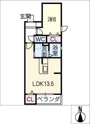 愛知県名古屋市緑区若田３ 鳴海駅 1LDK マンション 賃貸物件詳細
