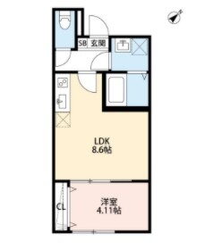 セシボン江戸川２０ 2階 1LDK 賃貸物件詳細
