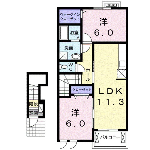 静岡県浜松市中央区上石田町 浜松駅 2LDK アパート 賃貸物件詳細