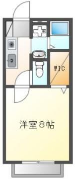 広島県福山市山手町６ 福山駅 1K アパート 賃貸物件詳細