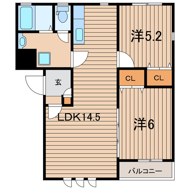 ブレインマンション小泉 1階 2LDK 賃貸物件詳細