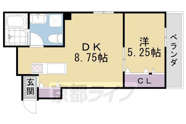 京都府京都市南区吉祥院井ノ口町 西大路駅 1LDK マンション 賃貸物件詳細