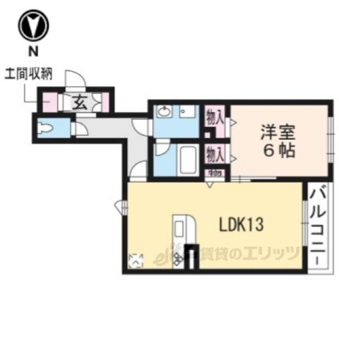 京都府京都市右京区宇多野御池町 宇多野駅 1LDK アパート 賃貸物件詳細