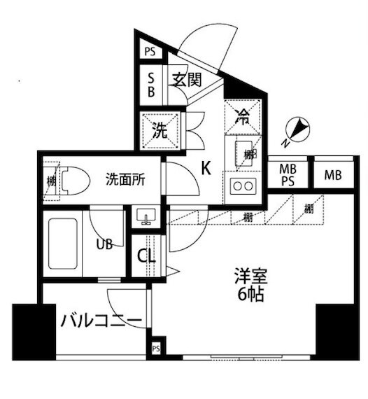 東京都世田谷区上馬３ 駒沢大学駅 1K マンション 賃貸物件詳細