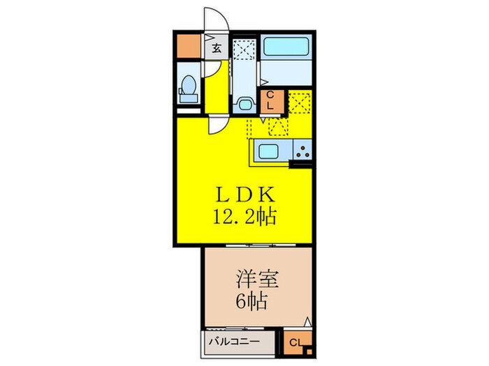 大阪府茨木市西豊川町 茨木駅 1LDK アパート 賃貸物件詳細