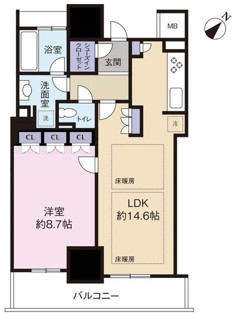 大阪府大阪市北区中津１ 中津駅 1LDK マンション 賃貸物件詳細